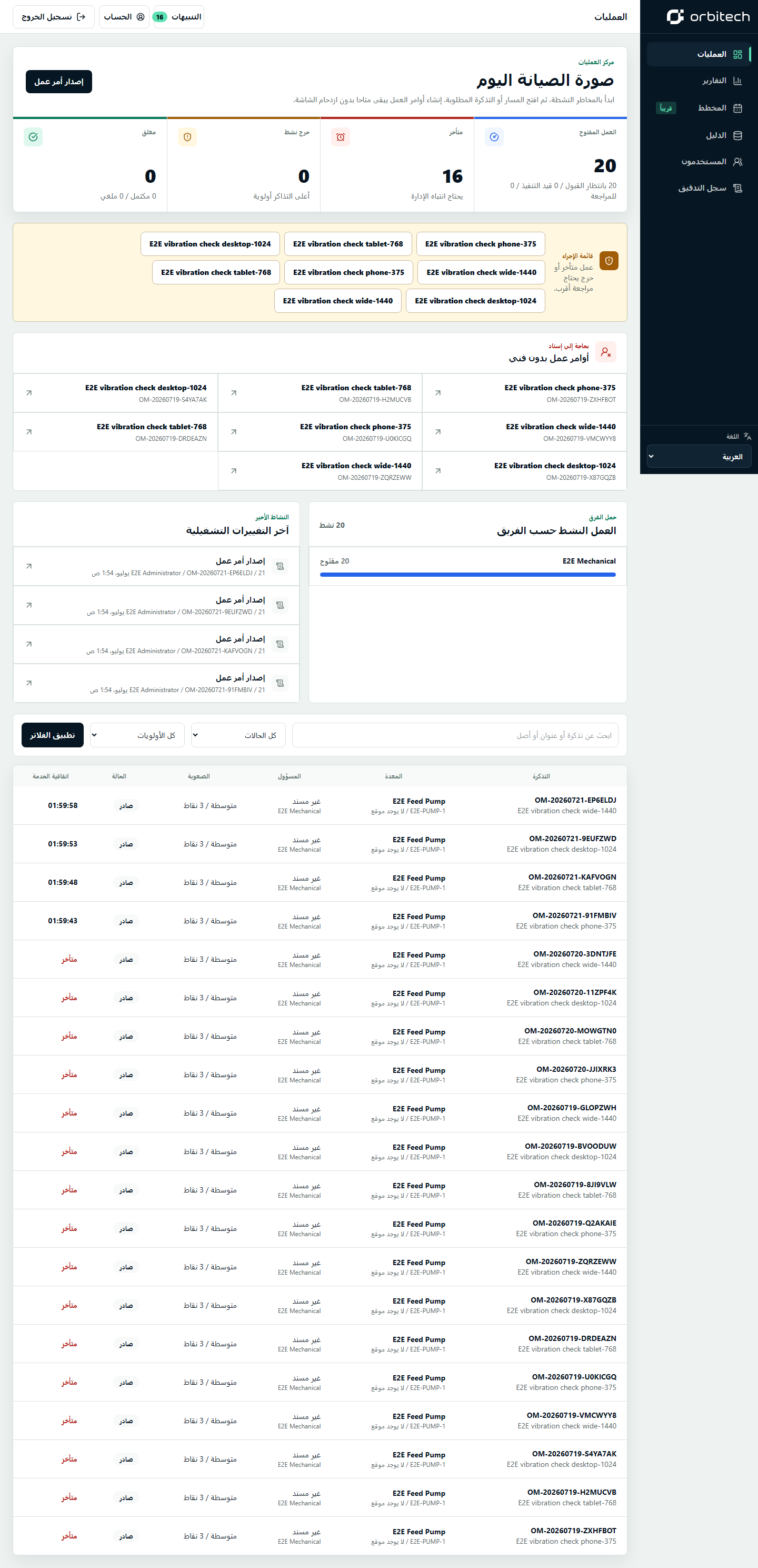 العمليات